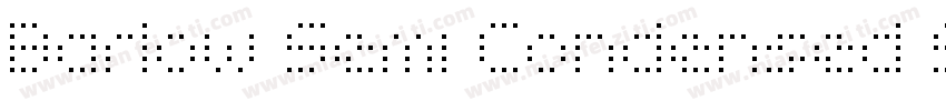 Barlow Semi Condensed SemiBold Ita字体转换